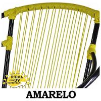 Conjunto Com 3 Cadeiras De área Amarelas Eclipse