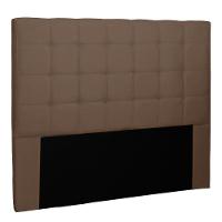 Cabeceira Estofada Box Casal King Size 195cm Suede Caramelo - 1