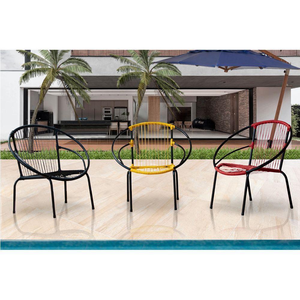 Conjunto Com 3 Cadeiras De área Eclipse - 4