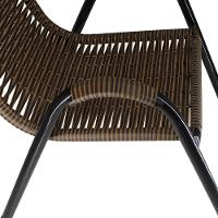 Conjunto Com 4 Cadeiras E Mesa De Centro Canadá Argila - 4