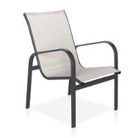 Conjunto 1 Mesa + 4 Cadeiras Em Alumínio + 1 Ombrelone Branco De 2 Metro - Graffite E Café Com Leite - 5