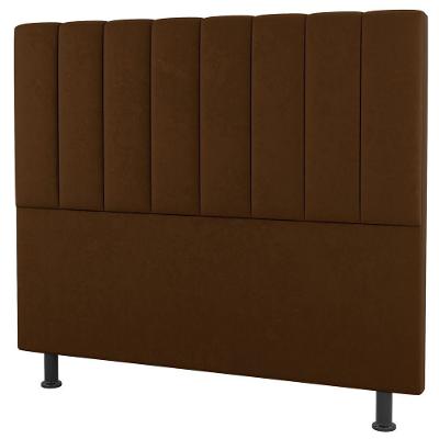 Cabeceira Cama Box Casal Cora 140cm Suede Terracota - Abmaza