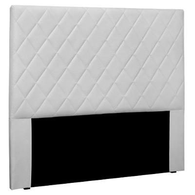 Cabeceira Estofada Box King Size Esmeralda 195cm Branco