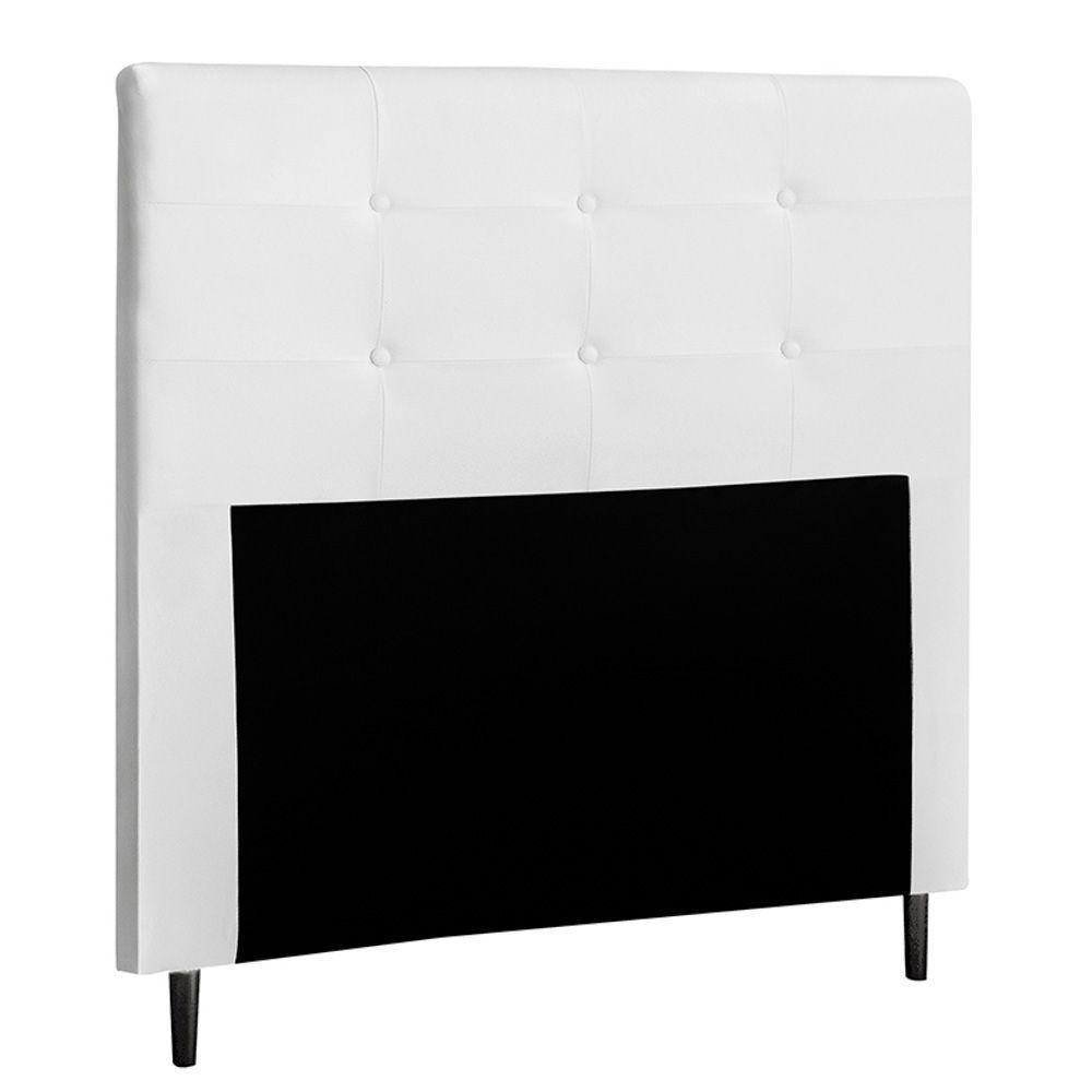Cabeceira Cama Box Casal Luna 140cm Corano Branco - 1