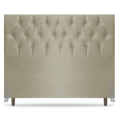 Cabeceira Cama Box Casal Madrid 140cm Corano Bege