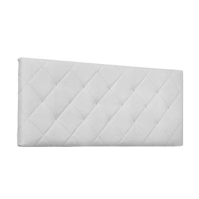 Cabeceira Painel Tânia Solteiro 90cm Corino Branco