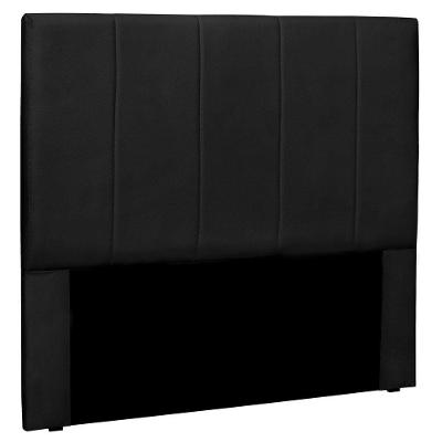 Cabeceira Estofada Box Casal King Size Ravenna 195cm Preto