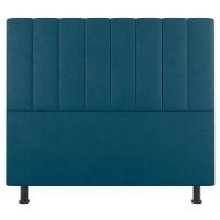 Kit Cabeceira E Baú Cama Box Casal Cora 140cm Suede Turquesa - 3