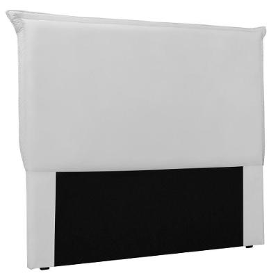 Cabeceira Estofada Box Casal King Size Veneza 195cm Branco