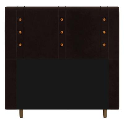 Cabeceira Cama Box Casal Roma 140cm Corano Marrom
