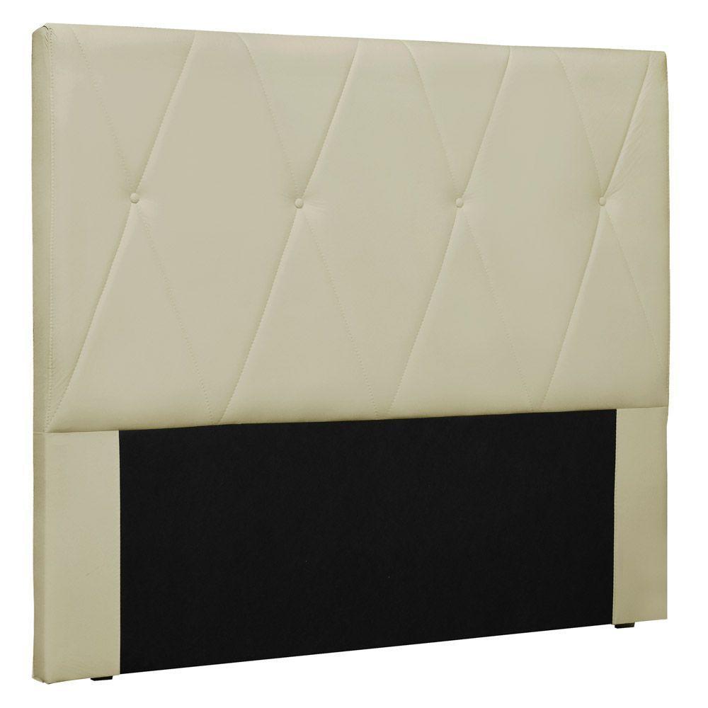 Cabeceira Estofada Cama Box Casal 140cm Corano Bege - 1