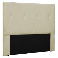 Cabeceira Estofada Cama Box Casal 140cm Corano Bege - 1