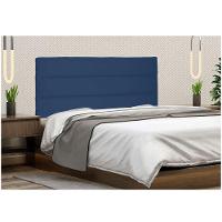 Cabeceira Painel La Italiana Casal 140cm Suede Azul Marinho - 14