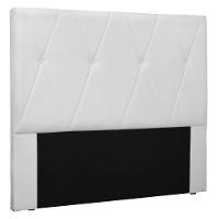 Cabeceira Estofada Cama Box Casal 140cm Corano Branco - 1