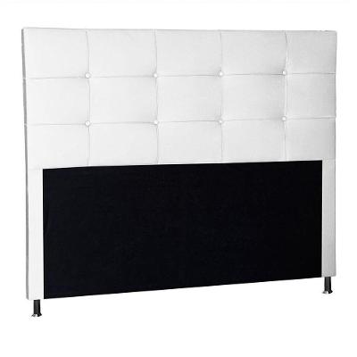 Cabeceira King 1,95m Roma Corano Branco - Pallazio