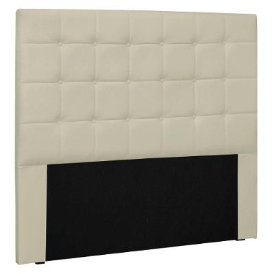 Cabeceira Estofada Cama Box Casal Queen Size 160cm Bege