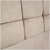 Cabeceira Solteiro 0,90m Nina Suede - Pallazio Cor Bege