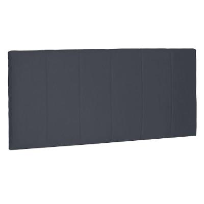 Cabeceira Painel Estofada Box Casal Ravenna 140cm Cinza