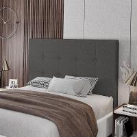 Cabeceira Cama Box Casal King Size Luana 193cm Linho Cinza - 5