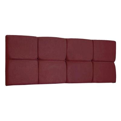 Cabeceira Painel King 1,95m Nina Suede Marsala - Pallazio