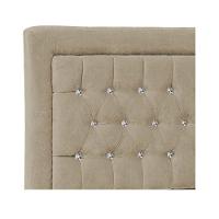 Cabeceira Casal Iasi P04 140 Cm Suede Bege Tca 941 - 3