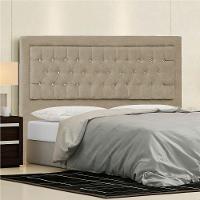 Cabeceira Casal Iasi P04 140 Cm Suede Bege Tca 941 - 6