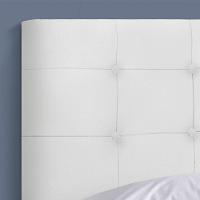 Cabeceira Solteiro Heloísa I02 90 Cm Corino Branco - 3