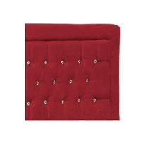 Cabeceira Casal Iasi P04 140 Cm Suede Vermelho Tca 53 - 6