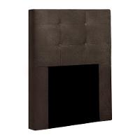 Cabeceira Solteiro Heloísa I02 90 Cm Suede - Marrom - 1