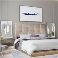 Cabeceira Queen 1,60m Roma Suede - Pallazio Cor Bege - 7