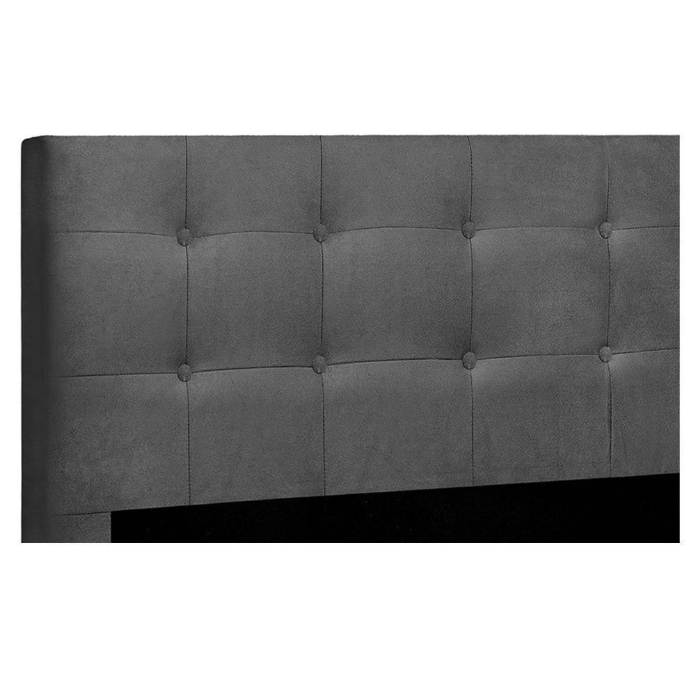 Cabeceira Queen Heloísa I02 160 Cm Suede - Cinza - 2
