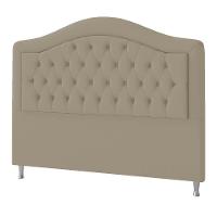 Cabeceira Casal ághata P04 140 Cm Suede Bege Tca 941