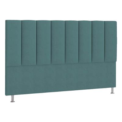 Cabeceira Solteiro P04 90 Cm Suede Turquesa Tca 946