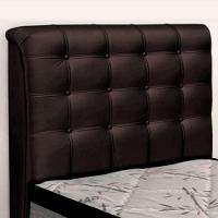 Cabeceira Cama Box Solteiro Ciara 90cm Botonê Com Frame Suede Marrom - 5