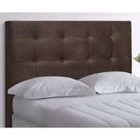 Cabeceira Queen Heloísa I02 160 Cm Suede - Marrom - 6