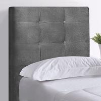 Cabeceira Solteiro Heloísa I02 90 Cm Suede - Cinza - 6