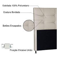 Cabeceira Queen 1,60m Roma Corano Bege - Pallazio - 2