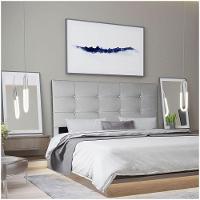 Cabeceira Queen 1,60m Roma Corano - Pallazio Cor Cinza - 4