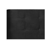 Cabeceira Solteiro Heloísa I02 90 Cm Suede - Preto - 3