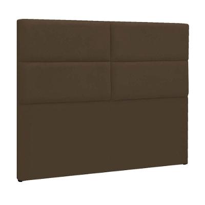 Cabeceira Casal Berlim P04 140 Cm Suede Marrom Tca 942
