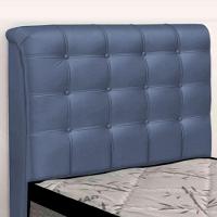 Cabeceira Cama Box Solteiro Ciara 90cm Botonê Com Frame Linho Azul - 5