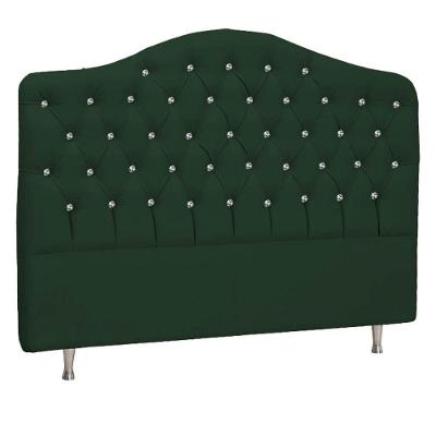 Cabeceira Solteiro Florence P04 90 Cm Suede Verde Tca 947