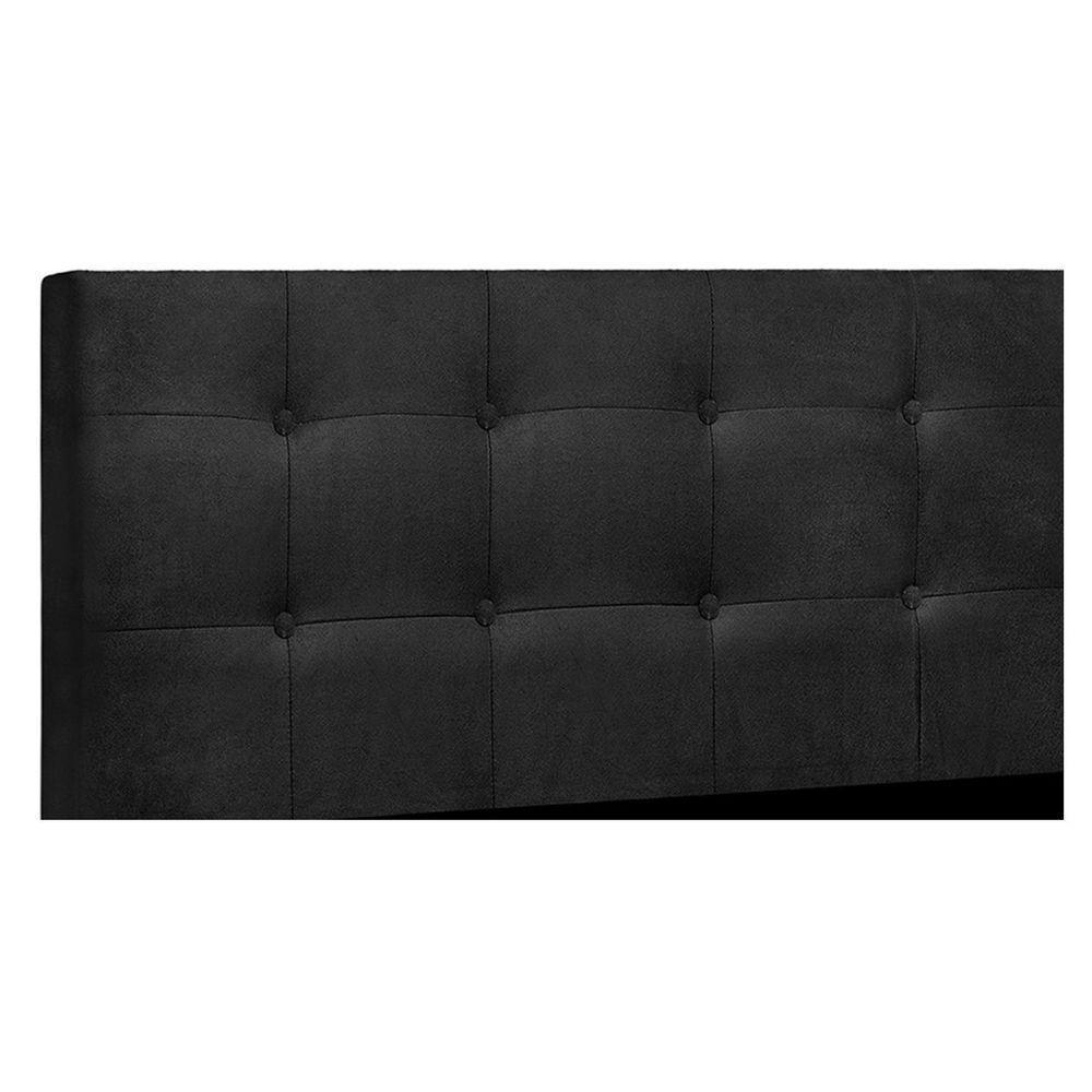 Cabeceira Queen Heloísa I02 160 Cm Suede - Preto - 2