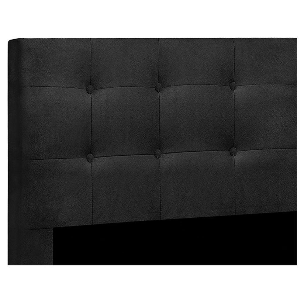 Cabeceira Queen Heloísa I02 160 Cm Suede - Preto - 3