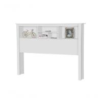 Cabeceira Casal 1,40 Havana Com Nichos Branco - 6