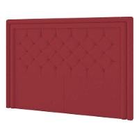 Cabeceira Solteiro P04 90 Cm Suede Vermelho Tca 53