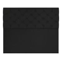 Cabeceira Capitonê Solteiro 0,90m Jade Suede Cor Preto - 5