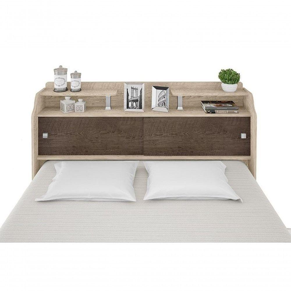 Cabeceira Box Queen 1,58cm Elisa Amarula Framar Móveis - 9