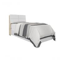 Cabeceira Box Solteiro 0,88 Amarula Com Painel Class Branco - 7