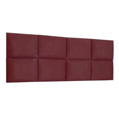 Cabeceira Painel Modulada King 1,95m Lorena Suede Marsala